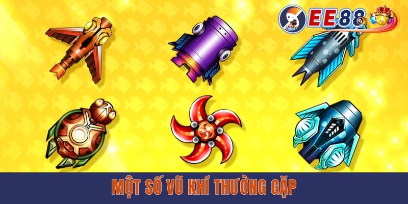 Các loại vũ khí và tính năng đặc biệt trong Bắn Cá Xèng